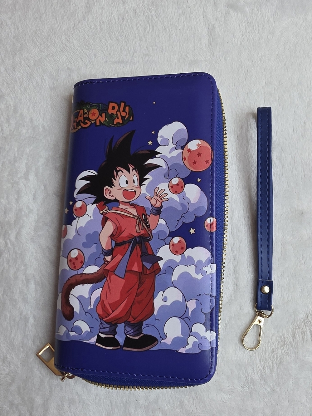 DRAGON BALL Z  Zip-Around Wallet Wristlet in Blue